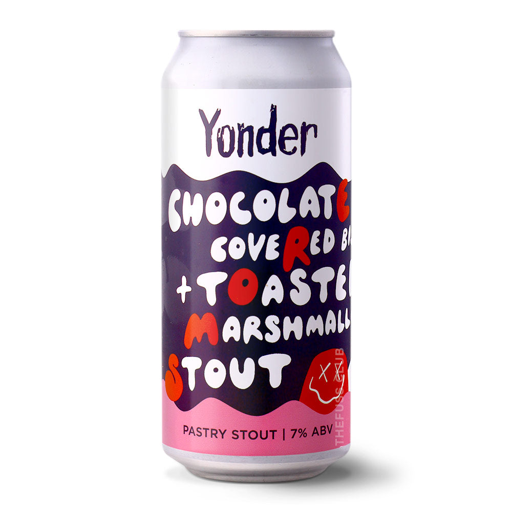 Load image into Gallery viewer, Yonder Brewing Smore: Chocolate Covered Biscuit + Toasted Marshmallow Stout
