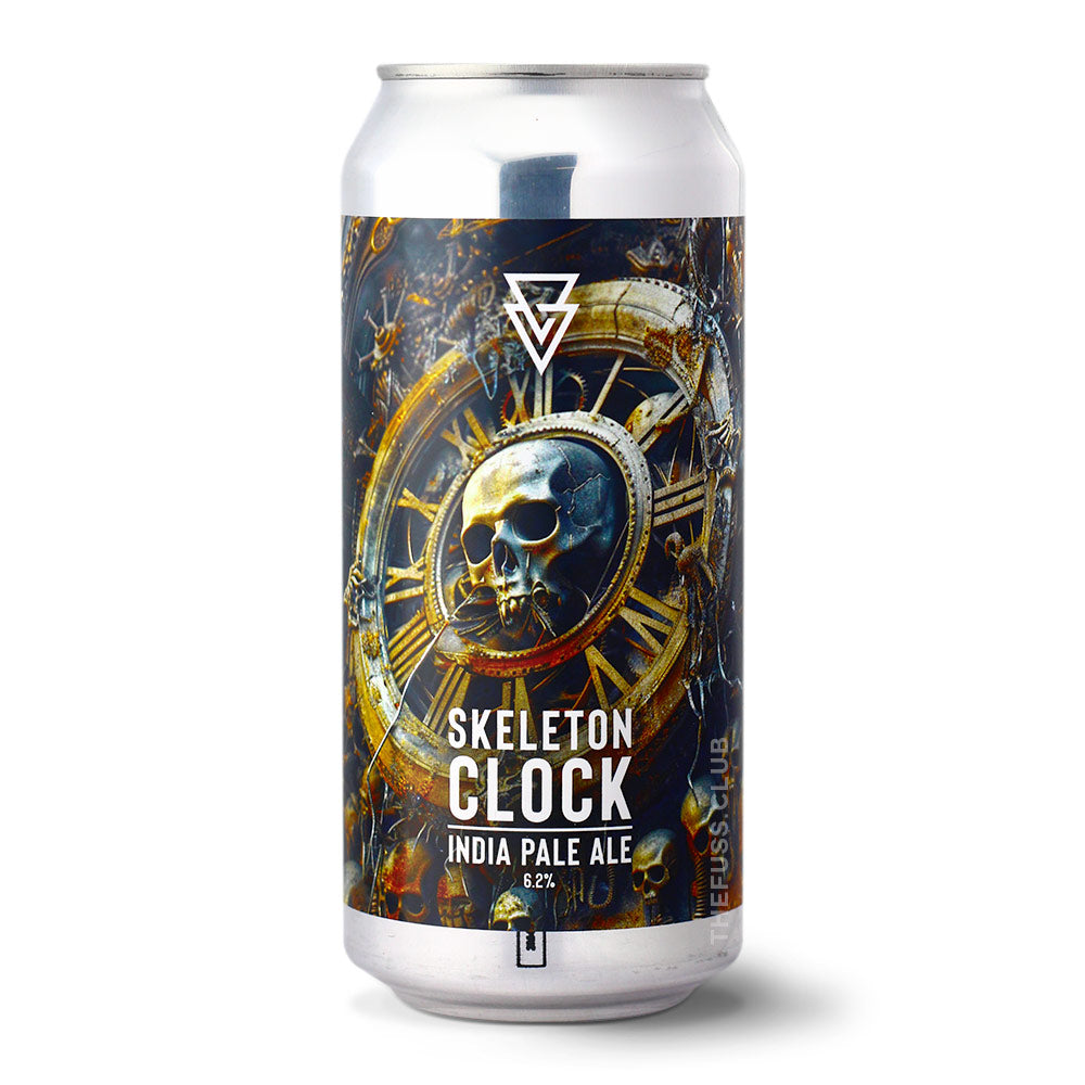 Azvex Brewing Company Skeleton Clock