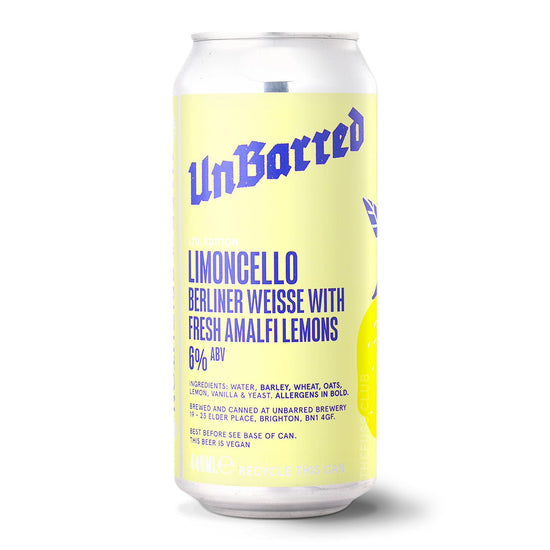 UnBarred Brewery Limoncello Berliner Weisse