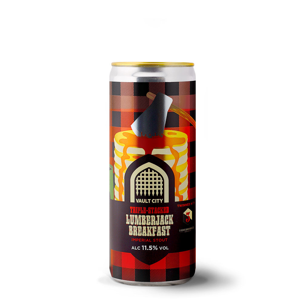 Vault City Brewing Triple-Stacked Lumberjack Breakfast