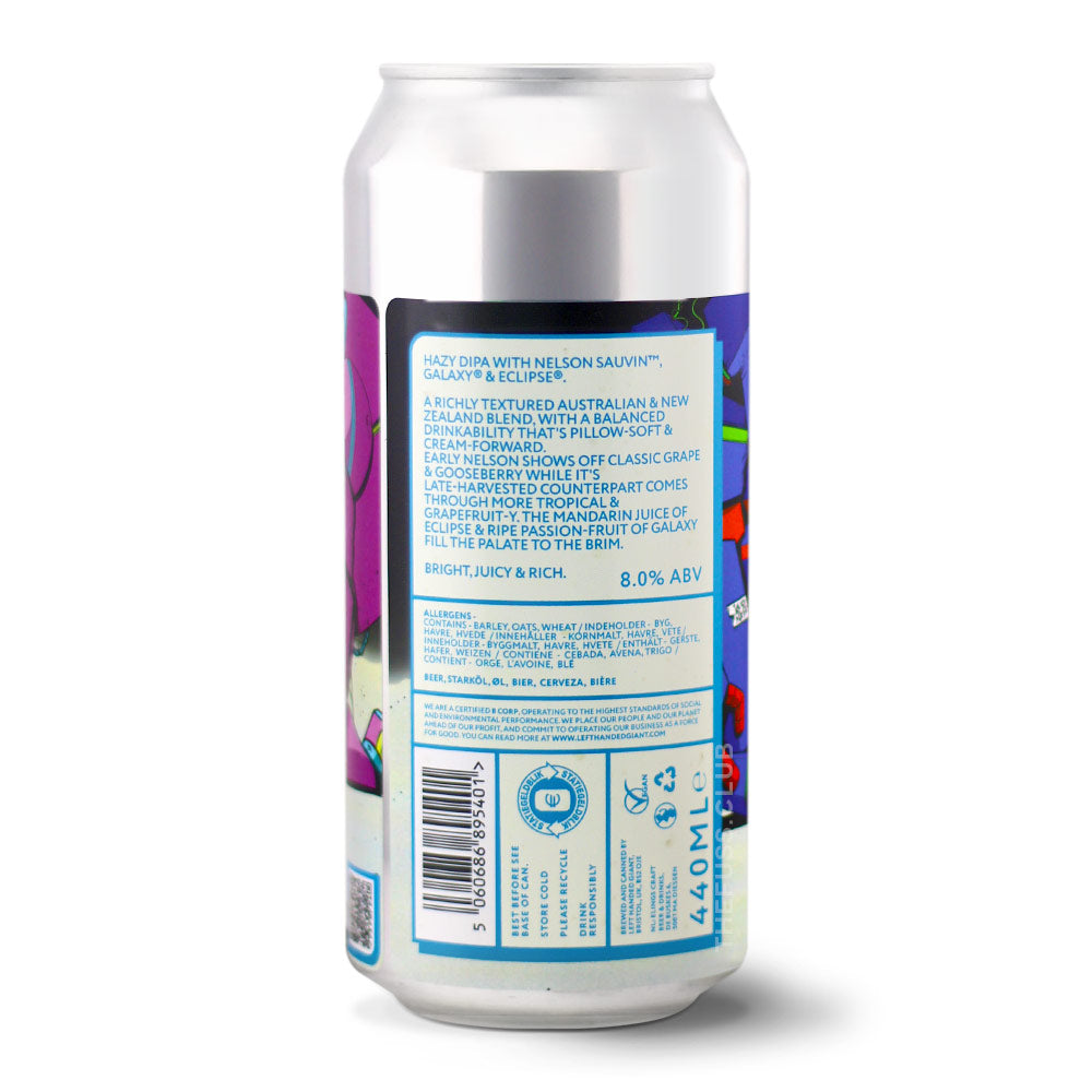 Left Handed Giant Lunar Light IPA - Imperial / Double New England / Hazy craft beer home delivery UK