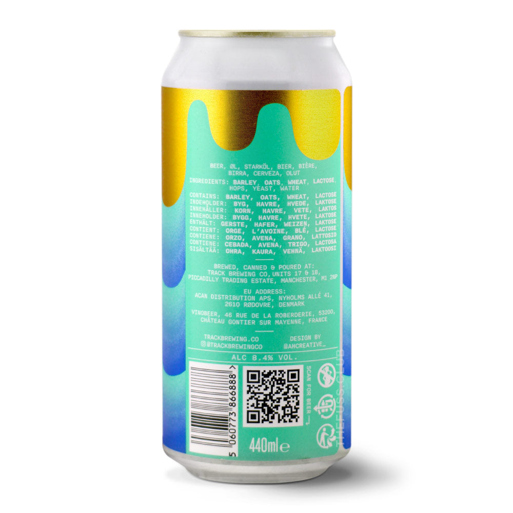 Track Brewing Company Abundance - Gold Top DIPA IPA - Imperial / Double Milkshake craft beer home delivery UK