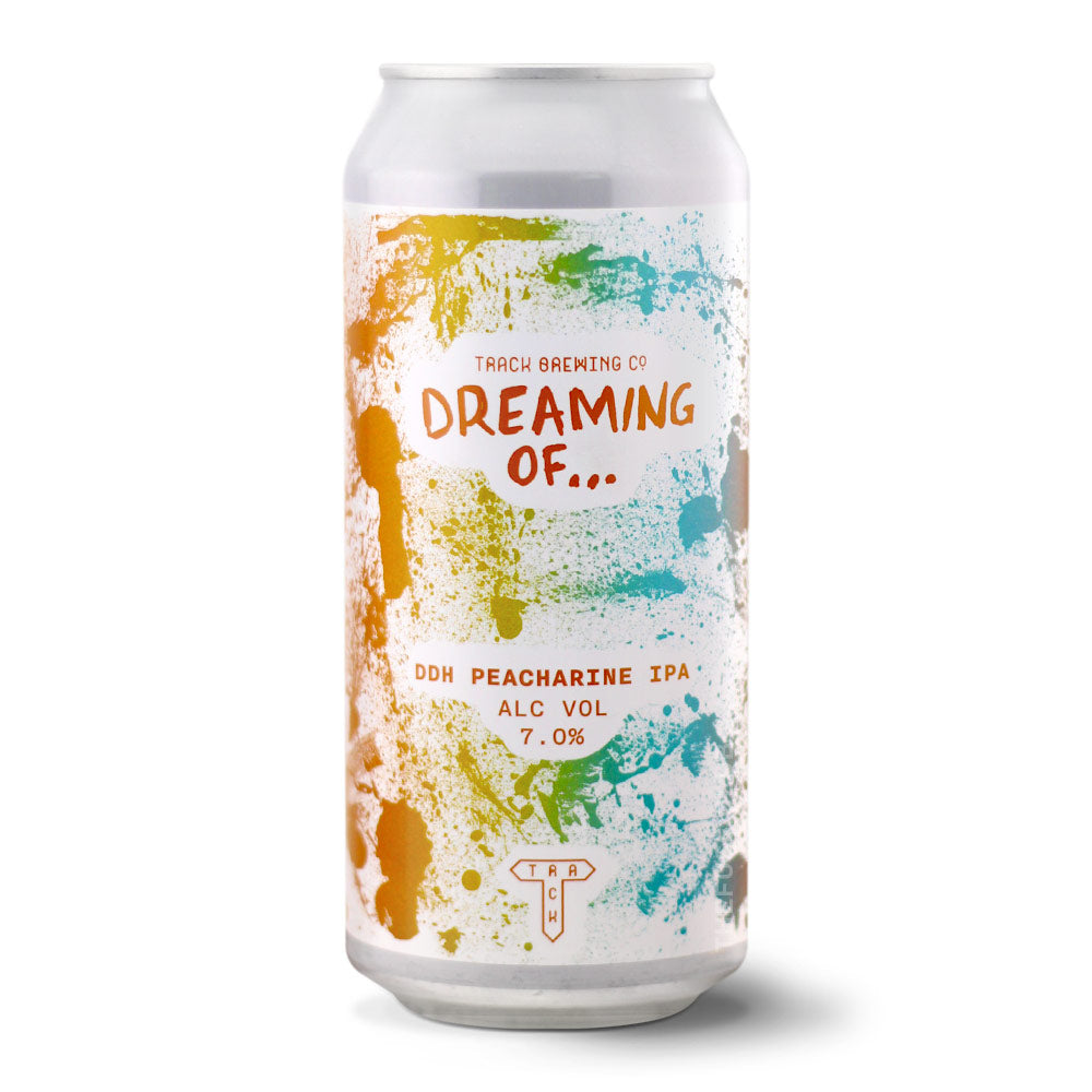 Track Brewing Company Dreaming Of... DDH Peacharine IPA - New England / Hazy craft beer home delivery UK