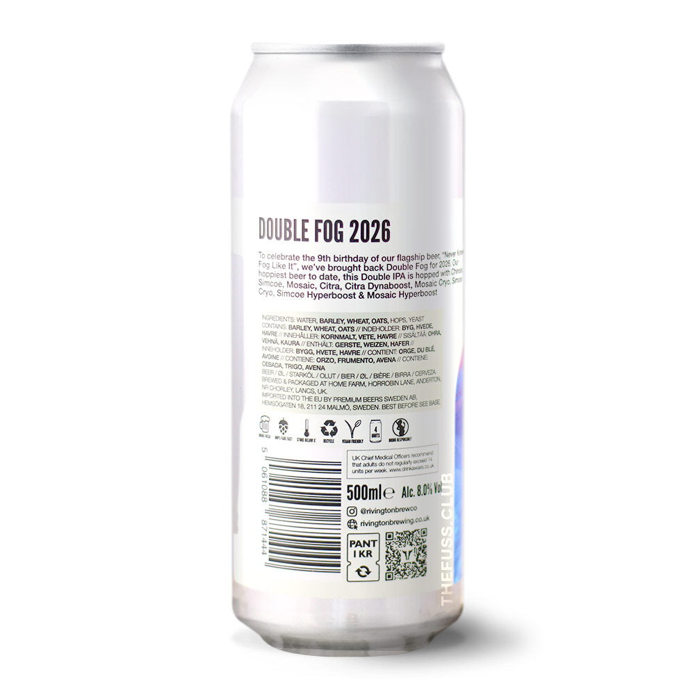 Rivington Brewing Co Double Fog (2026)  craft beer home delivery UK