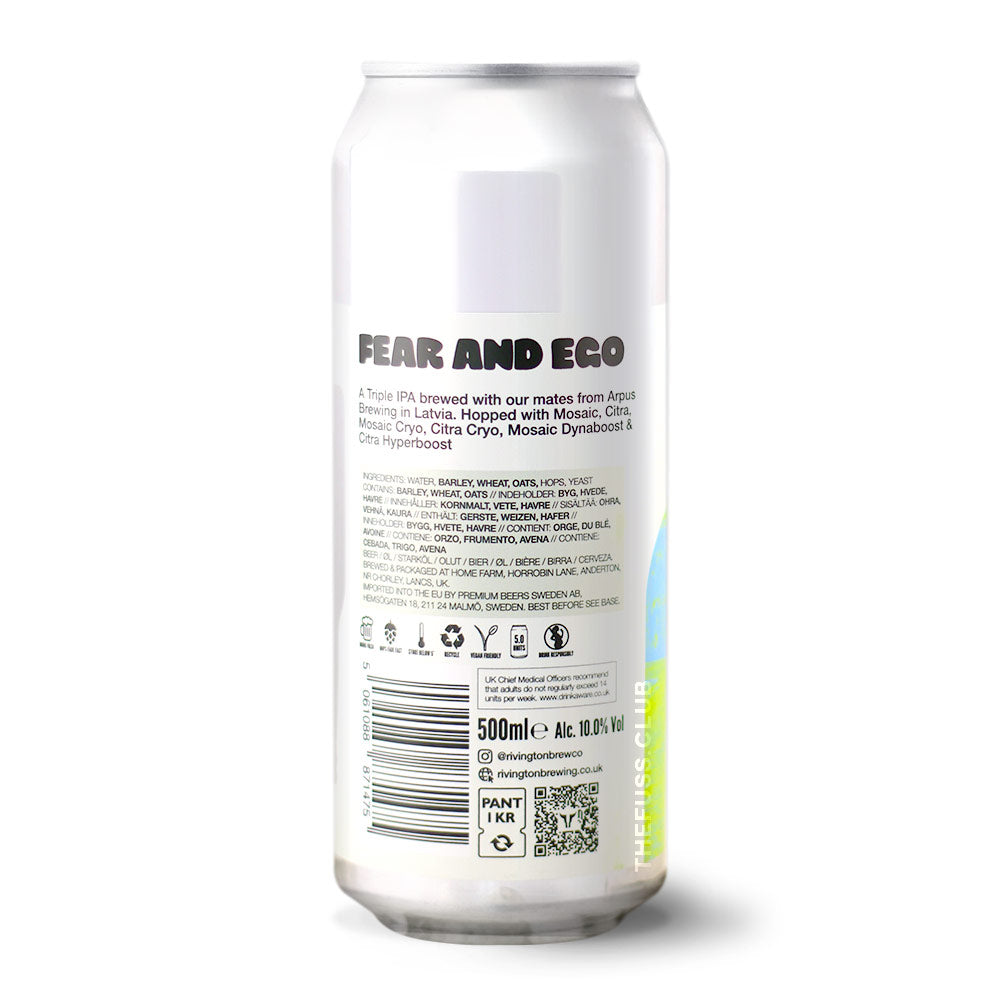 Rivington Brewing Co Fear and Ego IPA - Triple craft beer home delivery UK