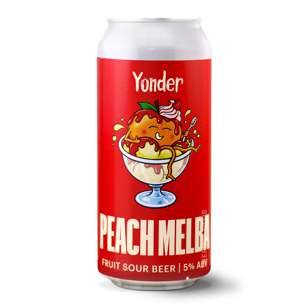 Yonder Brewing Peach Melba Sour - Smoothie / Pastry craft beer home delivery UK
