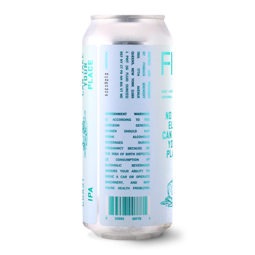 Finback Brewery No One Else Can Take Your Place IPA - American craft beer home delivery UK