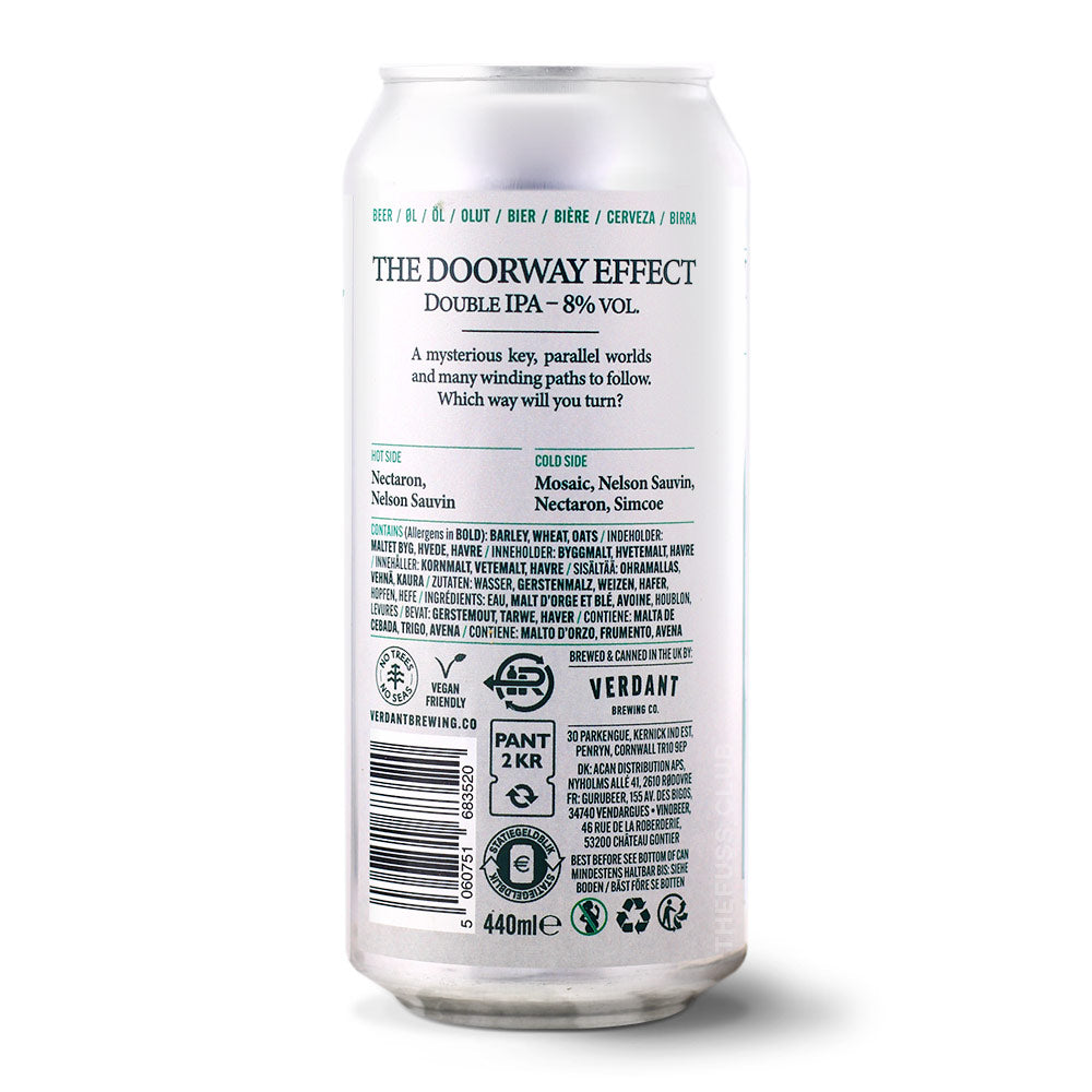 Verdant Brewing Co The Doorway Effect IPA - Imperial / Double New England / Hazy craft beer home delivery UK