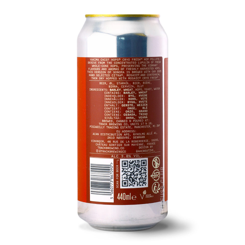 Track Brewing Company Sonoma Cryo Fresh Pale Ale - New England / Hazy craft beer home delivery UK