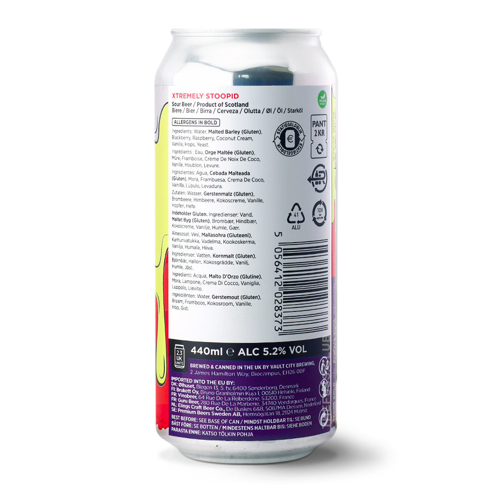 Vault City Brewing Xtremely Stoopid Sour - Smoothie / Pastry craft beer home delivery UK