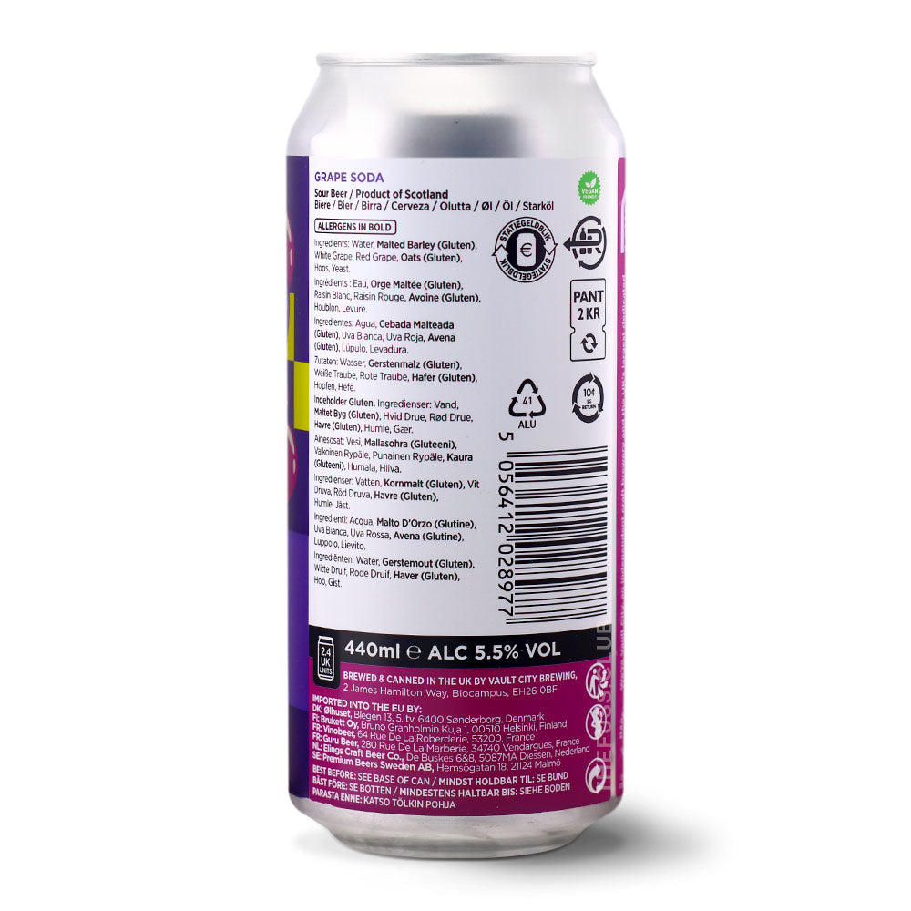 Vault City Brewing Grape Soda Sour - Other craft beer home delivery UK