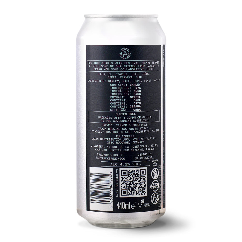 Track Brewing Company Speak Friend And Enter Lager - American Light craft beer home delivery UK