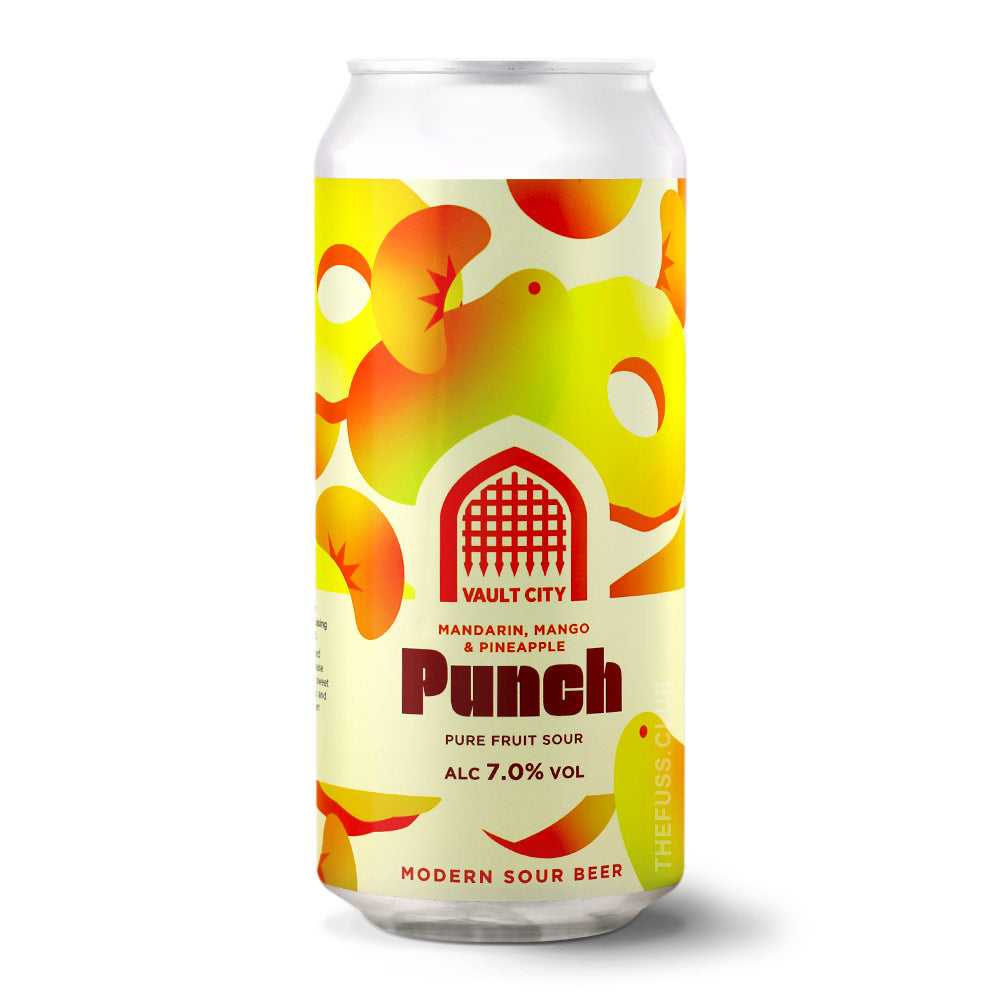 Vault City Brewing PUNCH: Mandarin, Mango & Pineapple Sour - Fruited craft beer home delivery UK
