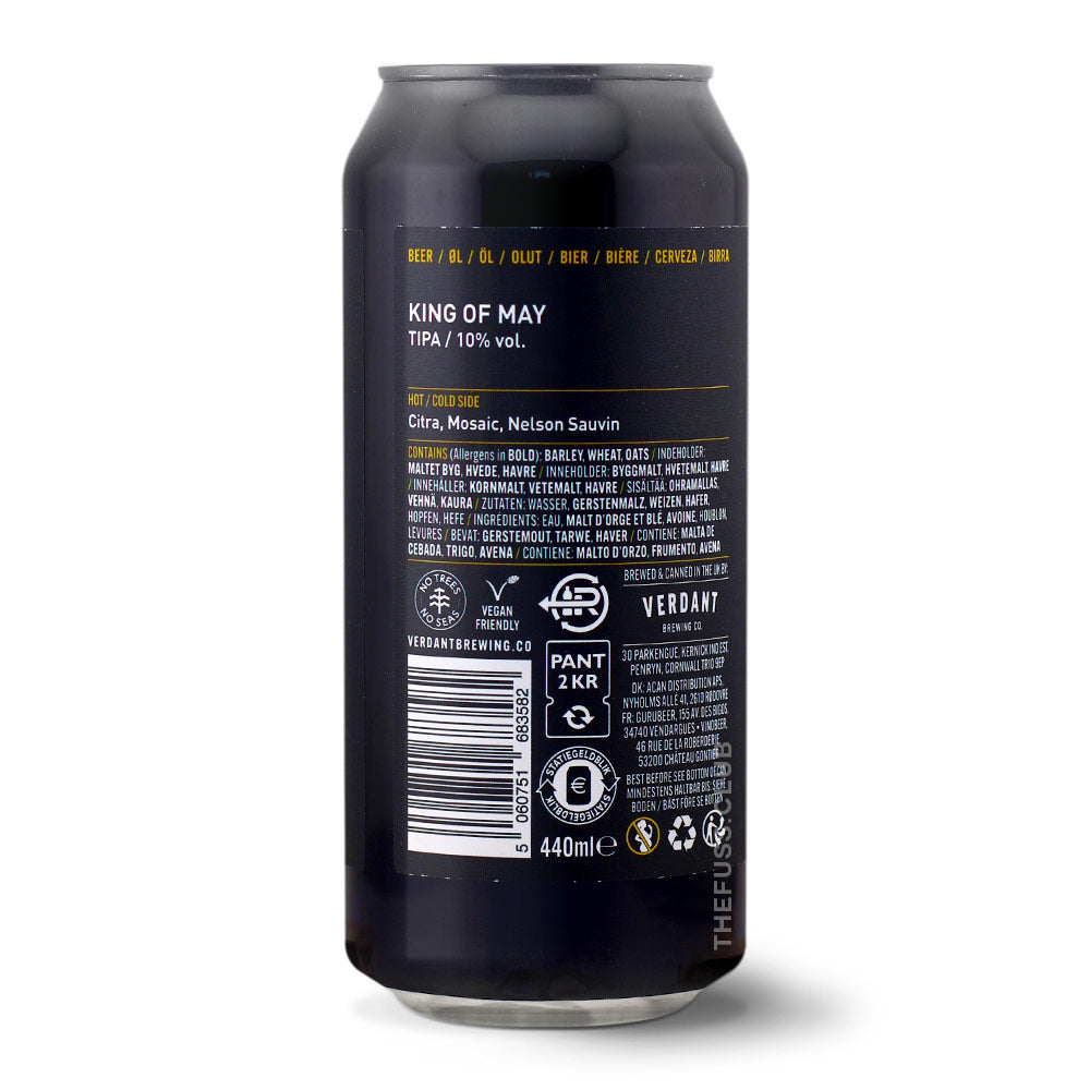 Verdant Brewing Co King Of May IPA - Triple New England / Hazy craft beer home delivery UK