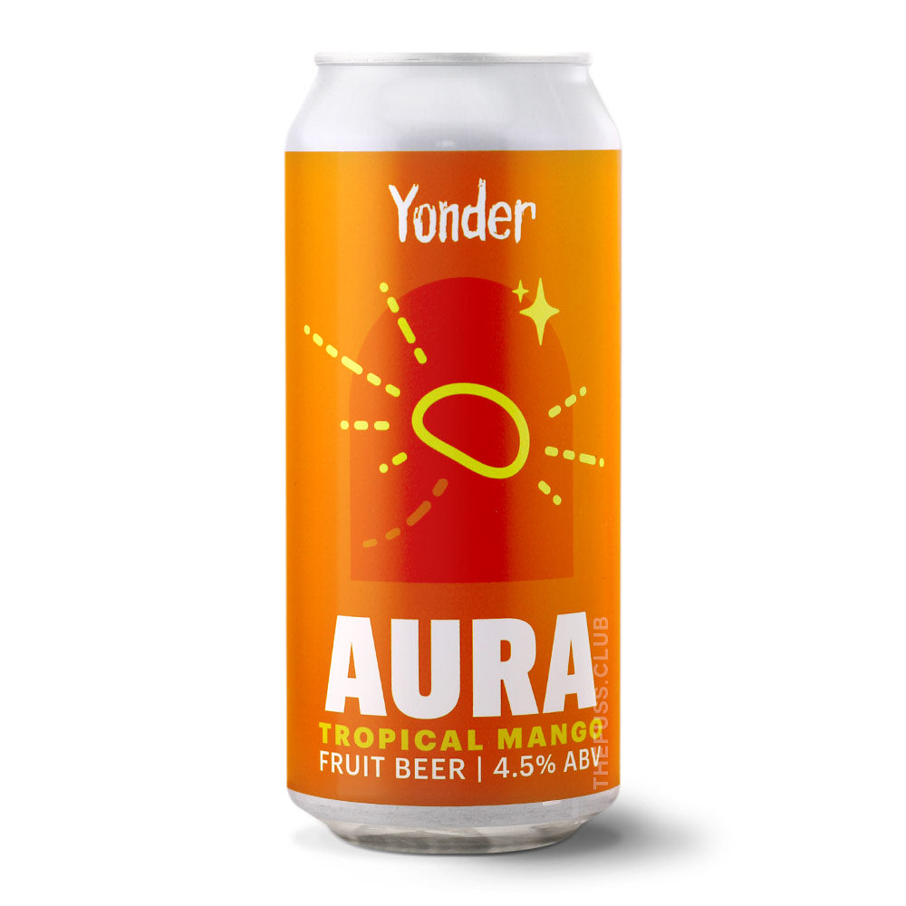 Yonder Brewing Aura: Tropical Mango Fruit Beer craft beer home delivery UK