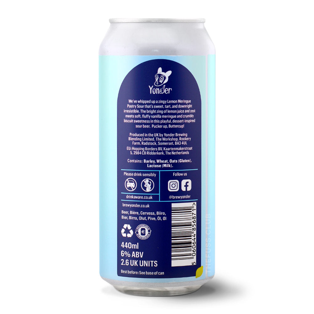 Yonder Brewing Lemon Meringue Sour - Smoothie / Pastry craft beer home delivery UK