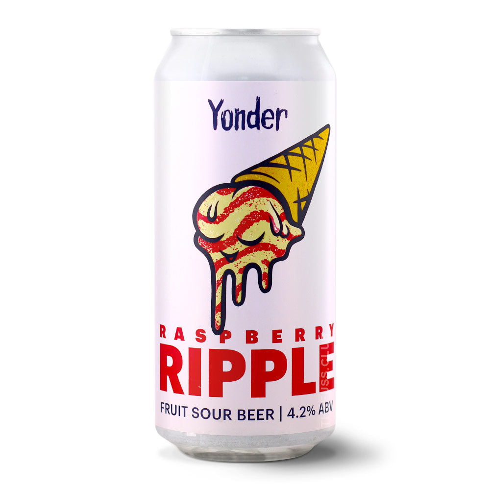 Yonder Brewing Raspberry Ripple Sour - Smoothie / Pastry craft beer home delivery UK