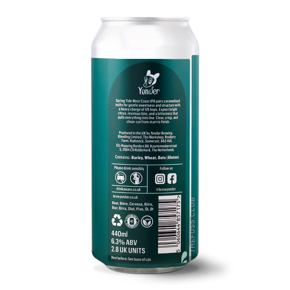 Yonder Brewing Spring Tide IPA - American craft beer home delivery UK