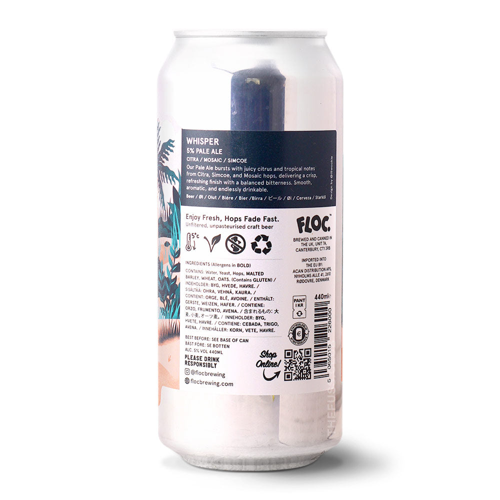 Floc. Whisper Pale Ale - New England / Hazy craft beer home delivery UK