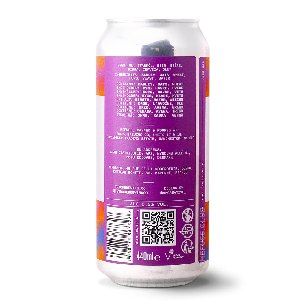 Track Brewing Company DDH Glow IPA - Imperial / Double New England / Hazy craft beer home delivery UK
