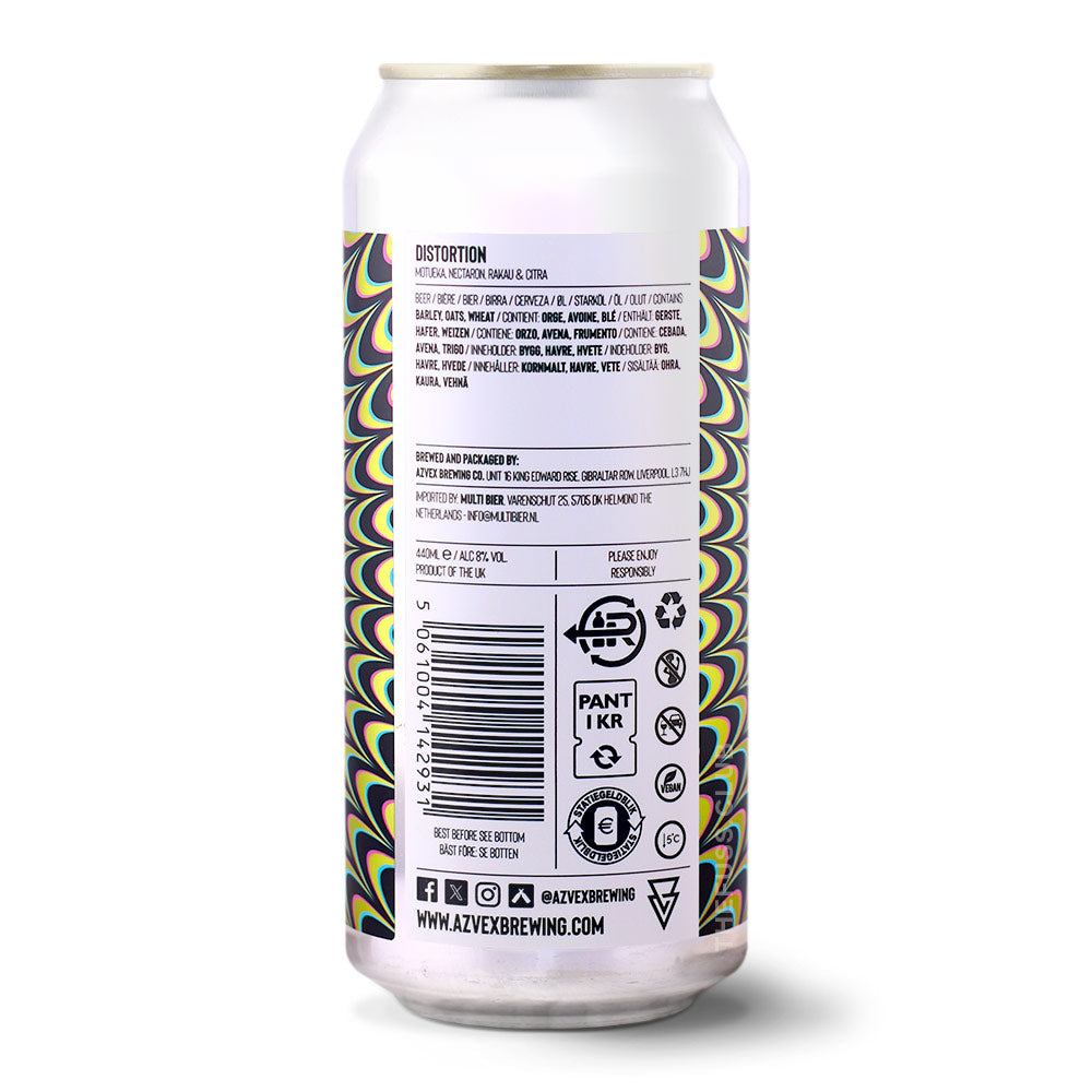 Azvex Brewing Company Distortion IPA - Imperial / Double craft beer home delivery UK