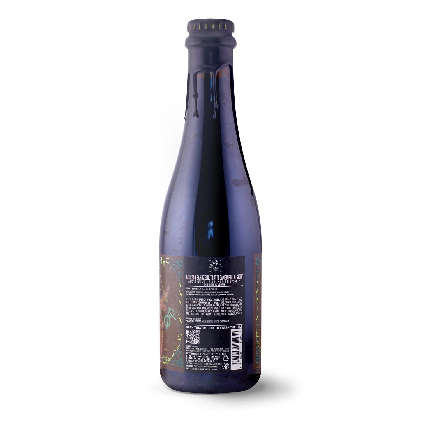 Tartarus Beers Bourbon Barrel Aged Jersey Devil - Bourbon BA Hazelnut Latte Cake Imperial Stout Stout - Imperial / Double craft beer home delivery UK