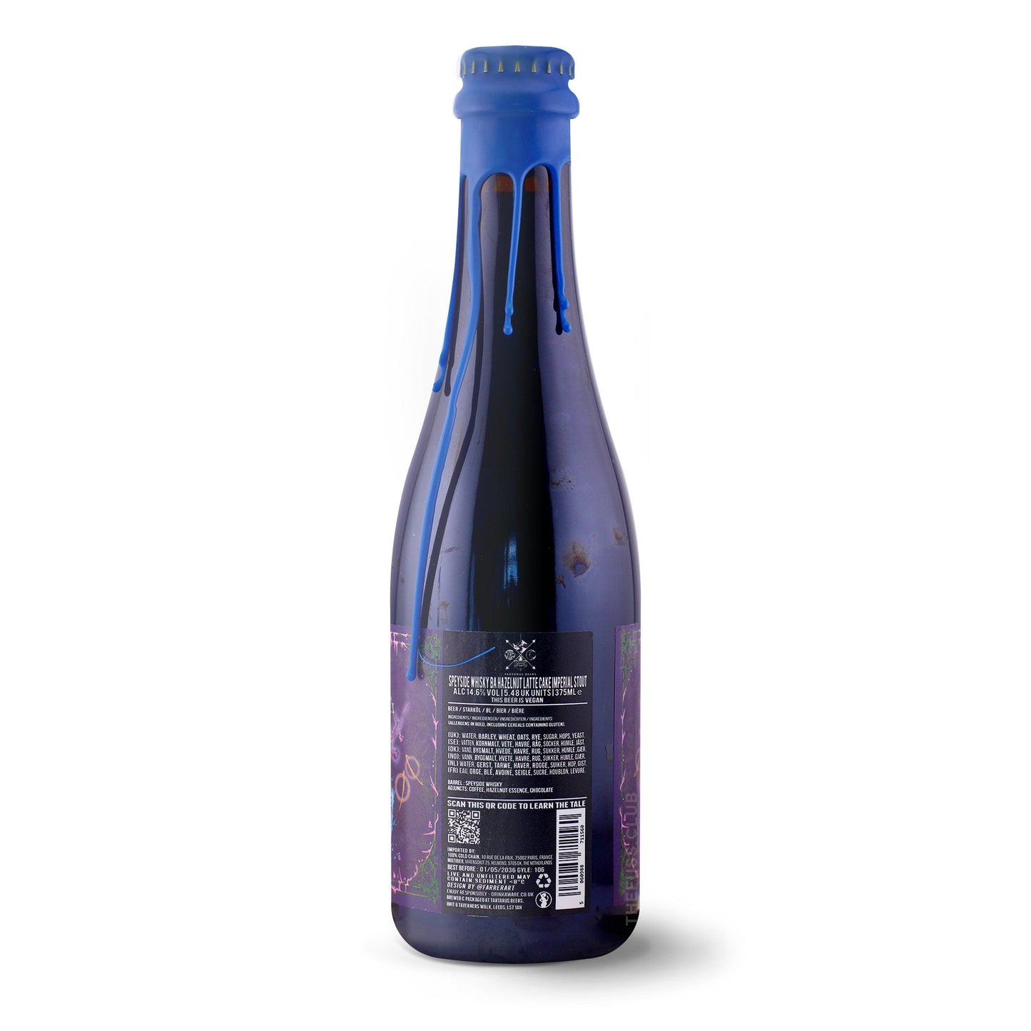 Tartarus Beers Whisky Barrel Aged Jersey Devil - Whisky BA Hazelnut Latte Cake Imperial Stout Stout - Imperial / Double craft beer home delivery UK