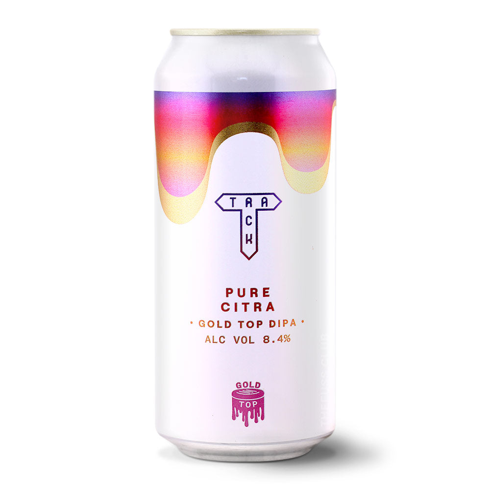 Track Brewing Company PURE Citra (GOLD TOP DIPA) IPA - Imperial / Double Milkshake craft beer home delivery UK