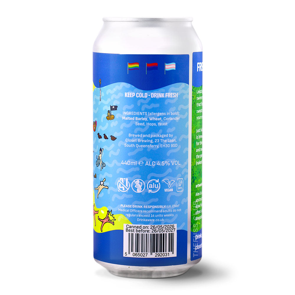 Closet Brewing Free Body Culture Sour - Traditional Gose craft beer home delivery UK