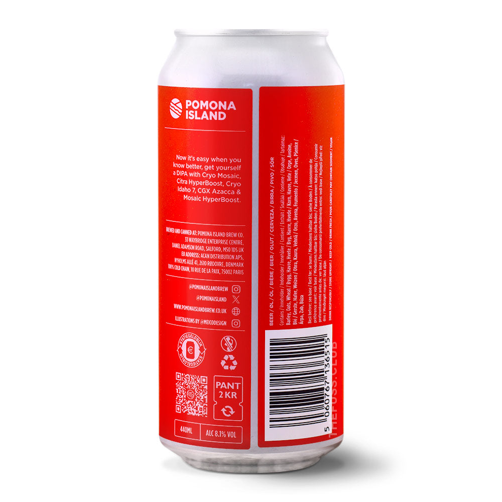 Pomona Island Brew Co. It Was A Ray Gun And It Was 1981 IPA - Imperial / Double New England / Hazy craft beer home delivery UK