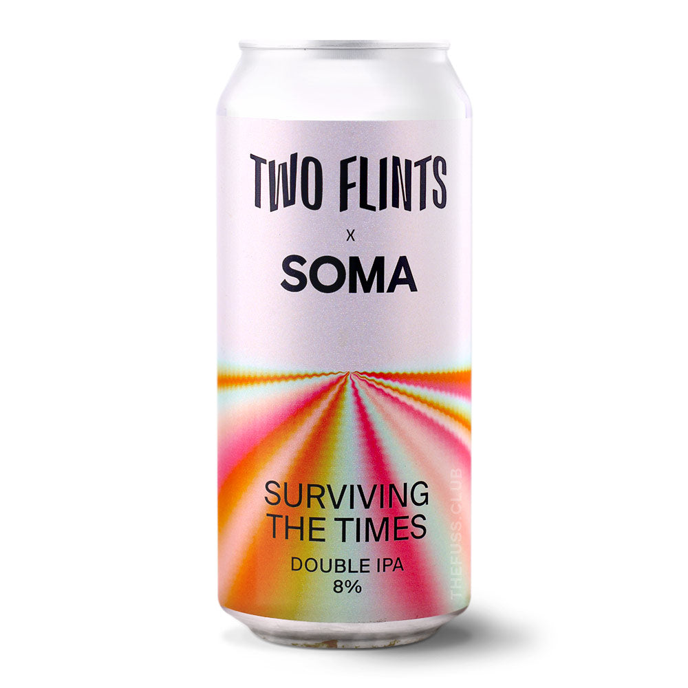 Two Flints Brewery Surviving The Times IPA - Imperial / Double New England / Hazy craft beer home delivery UK