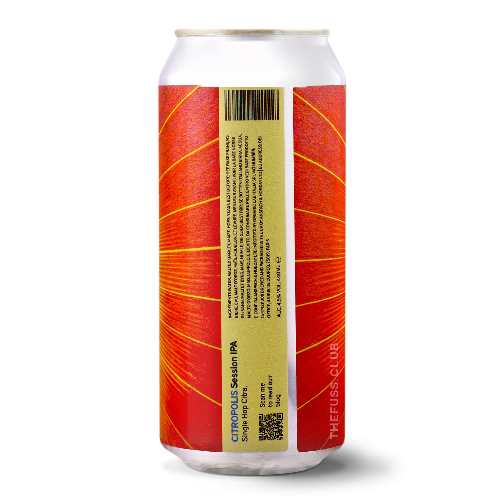 Anspach & Hobday Citroplois IPA - English craft beer home delivery UK