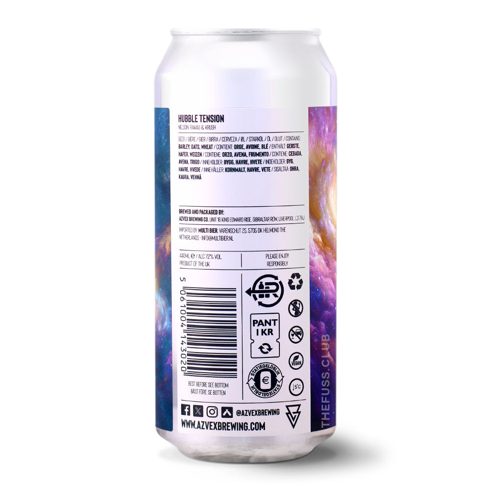 Azvex Brewing Company Hubble Tension IPA - New England / Hazy craft beer home delivery UK