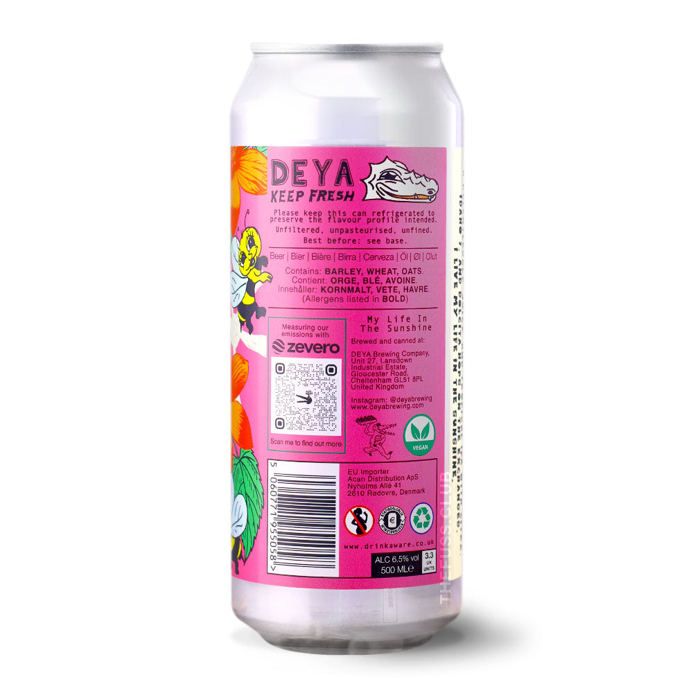 DEYA Brewing Company My Life In the Sunshine IPA - New England / Hazy craft beer home delivery UK