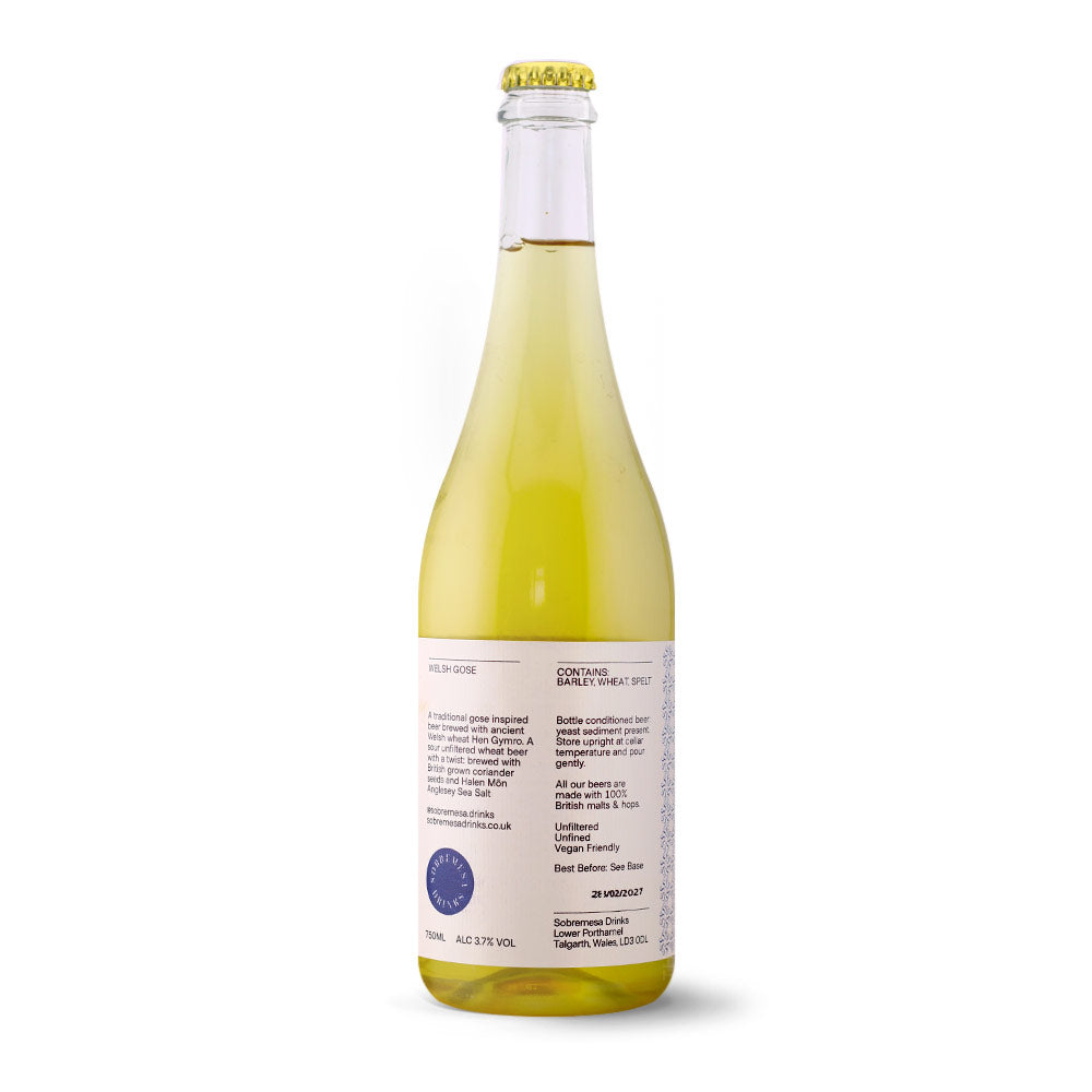Sombremesa Welsh Gose Sour - Traditional Gose craft beer home delivery UK