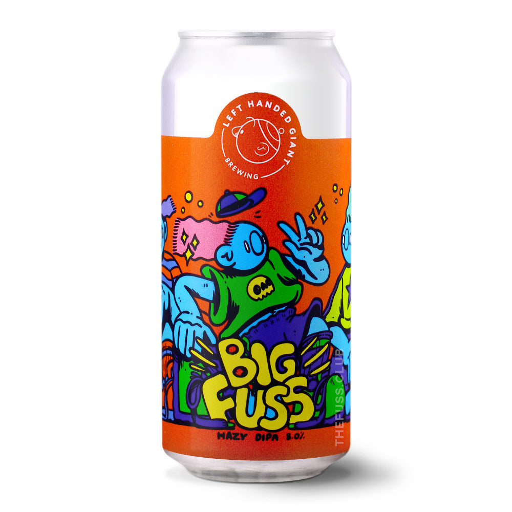 Left Handed Giant Big Fuss IPA - Imperial / Double New England / Hazy craft beer home delivery UK