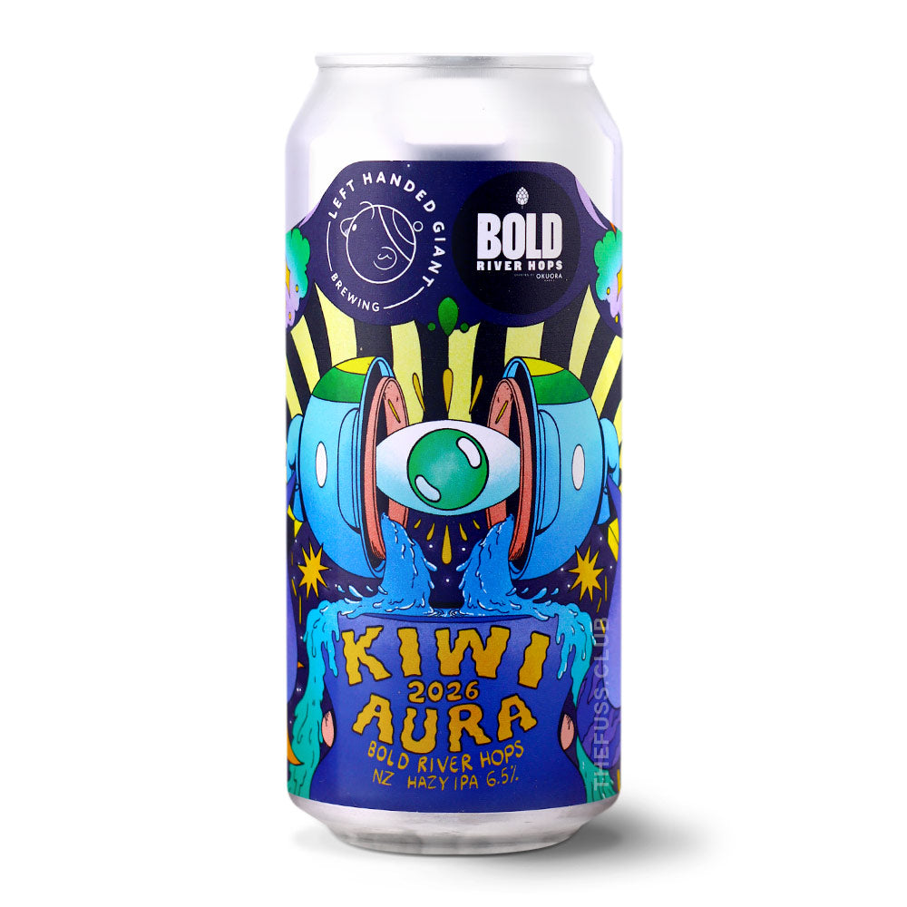 Left Handed Giant Kiwi Aura '26: Bold River Hops IPA - New Zealand craft beer home delivery UK