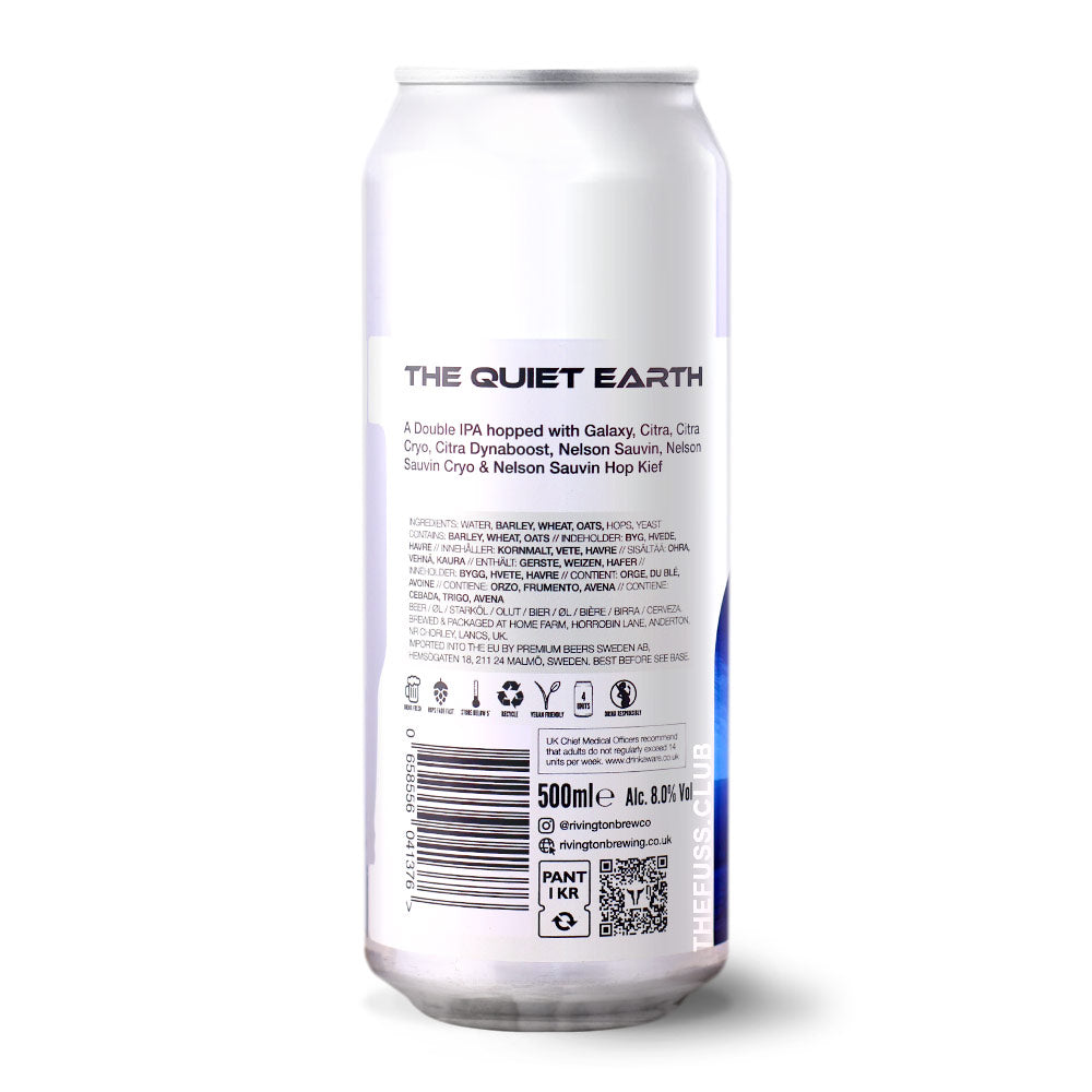 Rivington Brewing Co The Quiet Earth IPA - Imperial / Double New England / Hazy craft beer home delivery UK