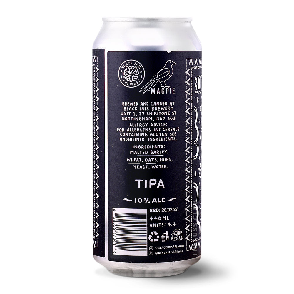 Black Iris Brewery Where Magpies Dare IPA - Triple New England / Hazy craft beer home delivery UK