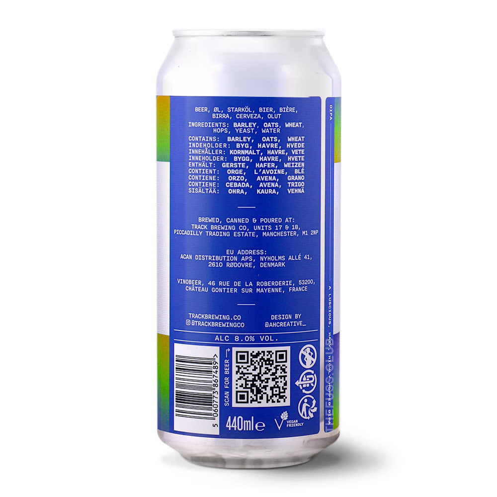 Track Brewing Company Simulation IPA - Imperial / Double New England / Hazy craft beer home delivery UK