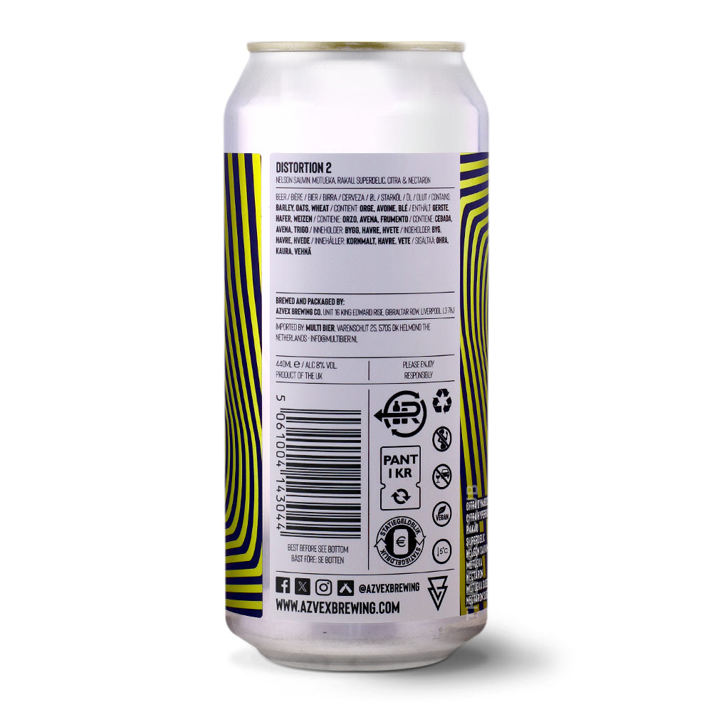 Azvex Brewing Company Distortion 2 IPA - Imperial / Double craft beer home delivery UK