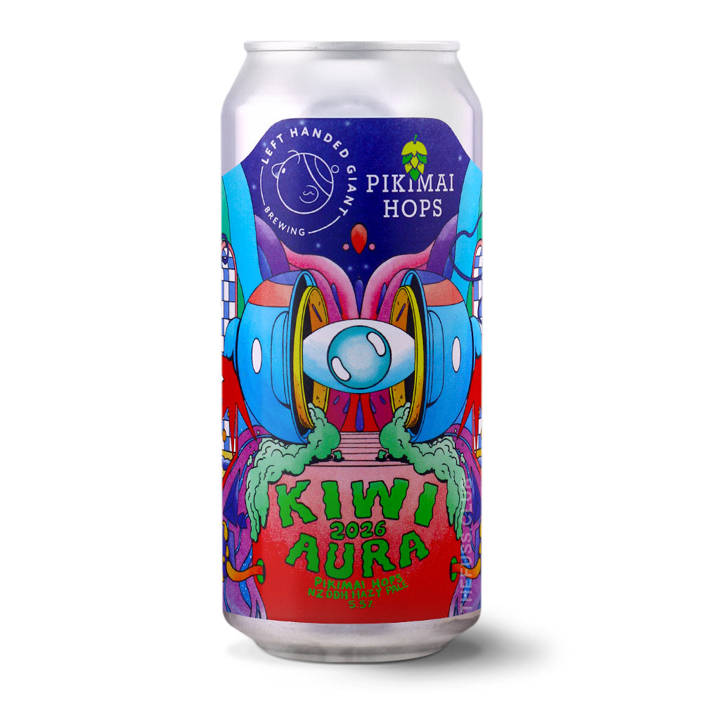 Left Handed Giant Kiwi Aura '26: Pikimai Hops IPA - American craft beer home delivery UK