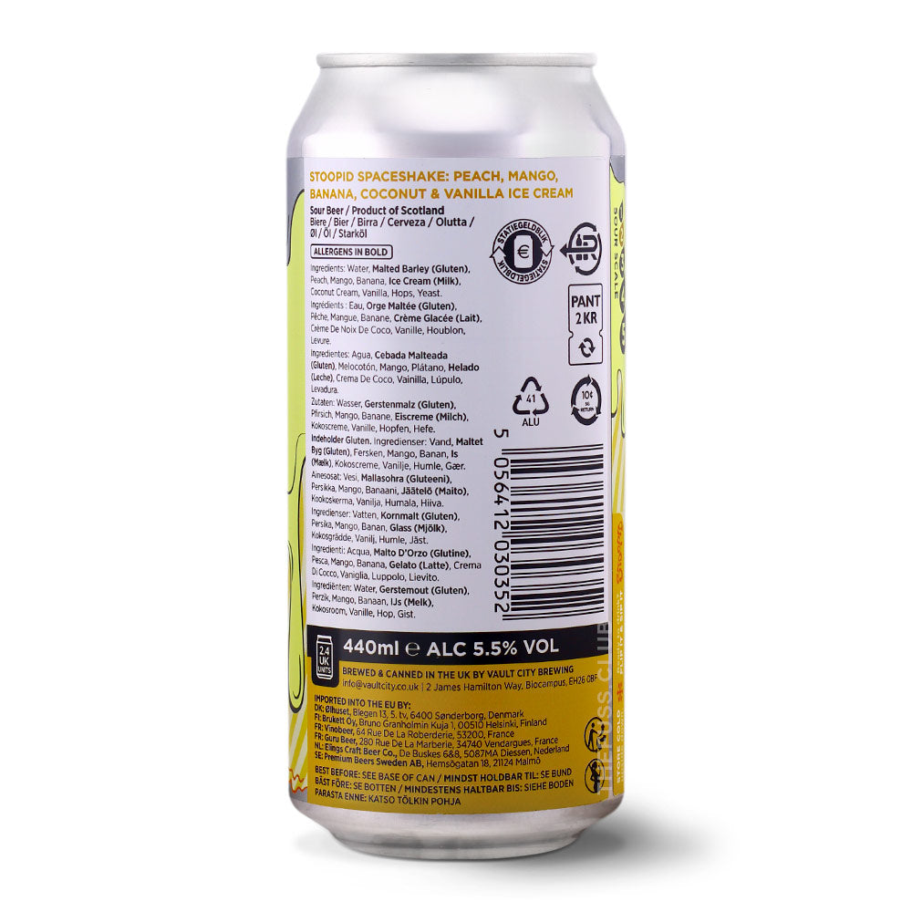 Vault City Brewing Stoopid Spaceshake Sour - Smoothie / Pastry craft beer home delivery UK