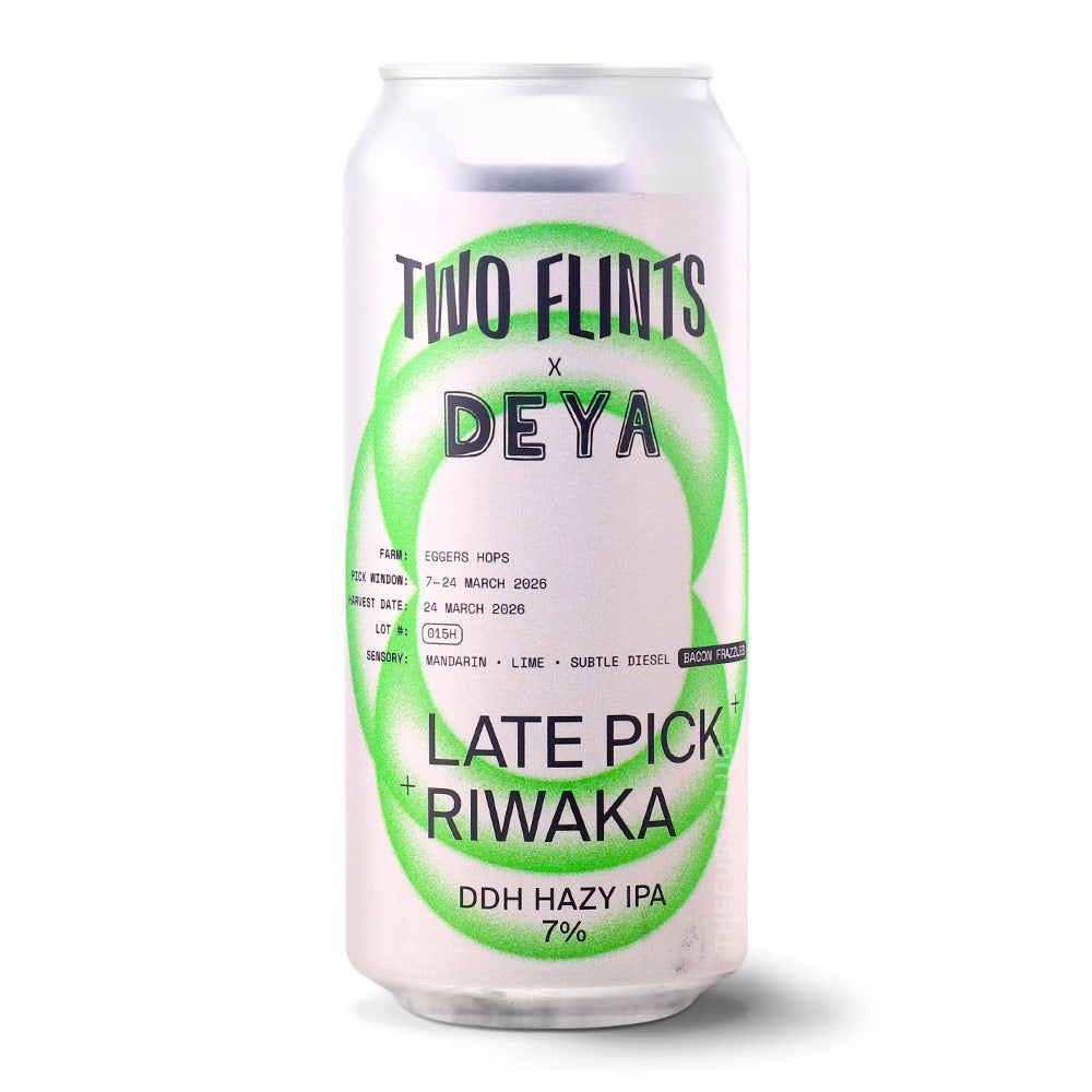 Two Flints Brewery Late Pick (Riwaka) IPA - New England / Hazy craft beer home delivery UK