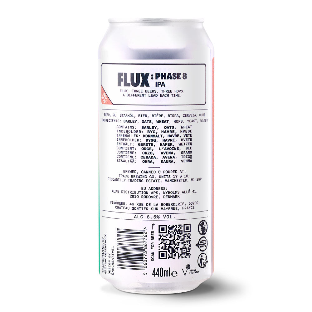 Track Brewing Company Flux: Phase 8 IPA - New England / Hazy craft beer home delivery UK