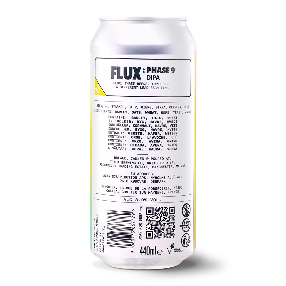 Track Brewing Company Flux: Phase 9 IPA - Imperial / Double New England / Hazy craft beer home delivery UK
