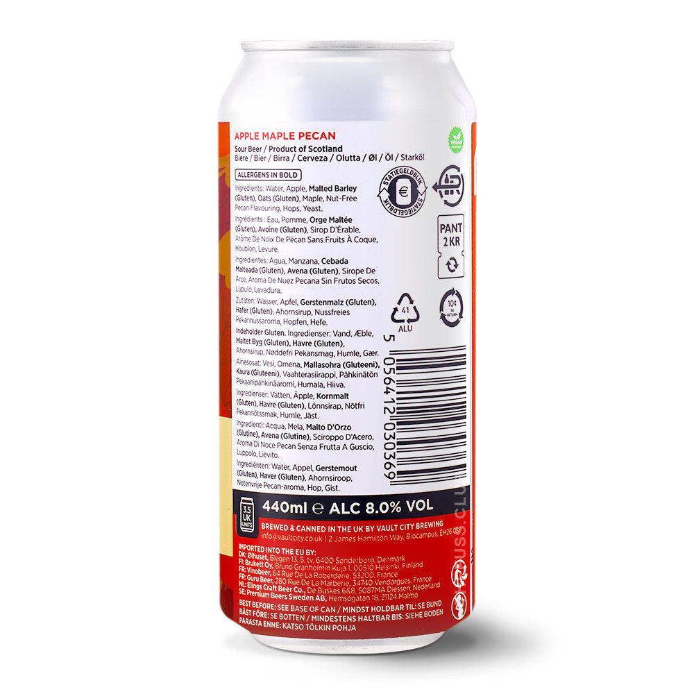 Vault City Brewing Apple Maple Pecan Sour - Smoothie / Pastry craft beer home delivery UK