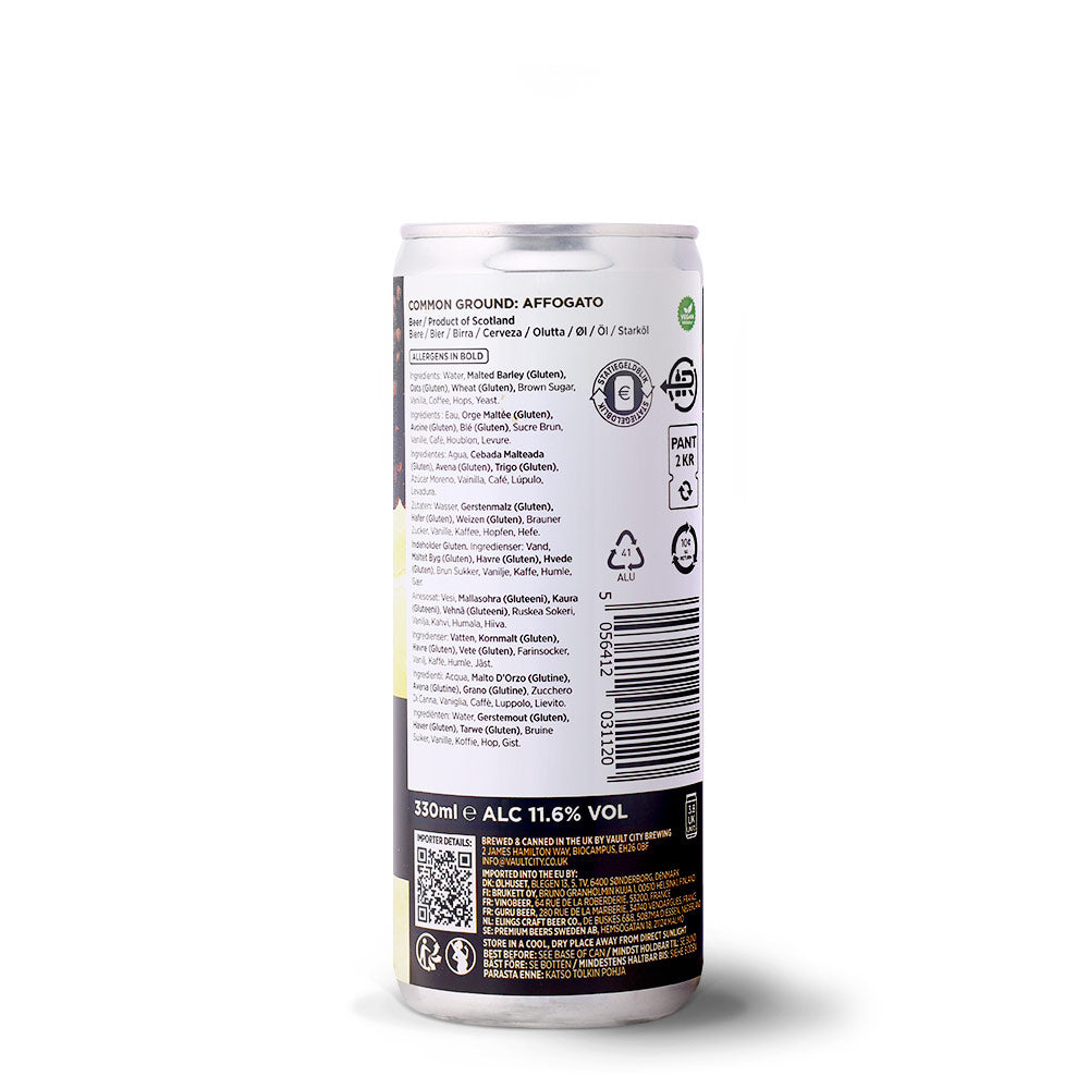 Vault City Brewing Common Ground: Affogato Strong Ale - American craft beer home delivery UK