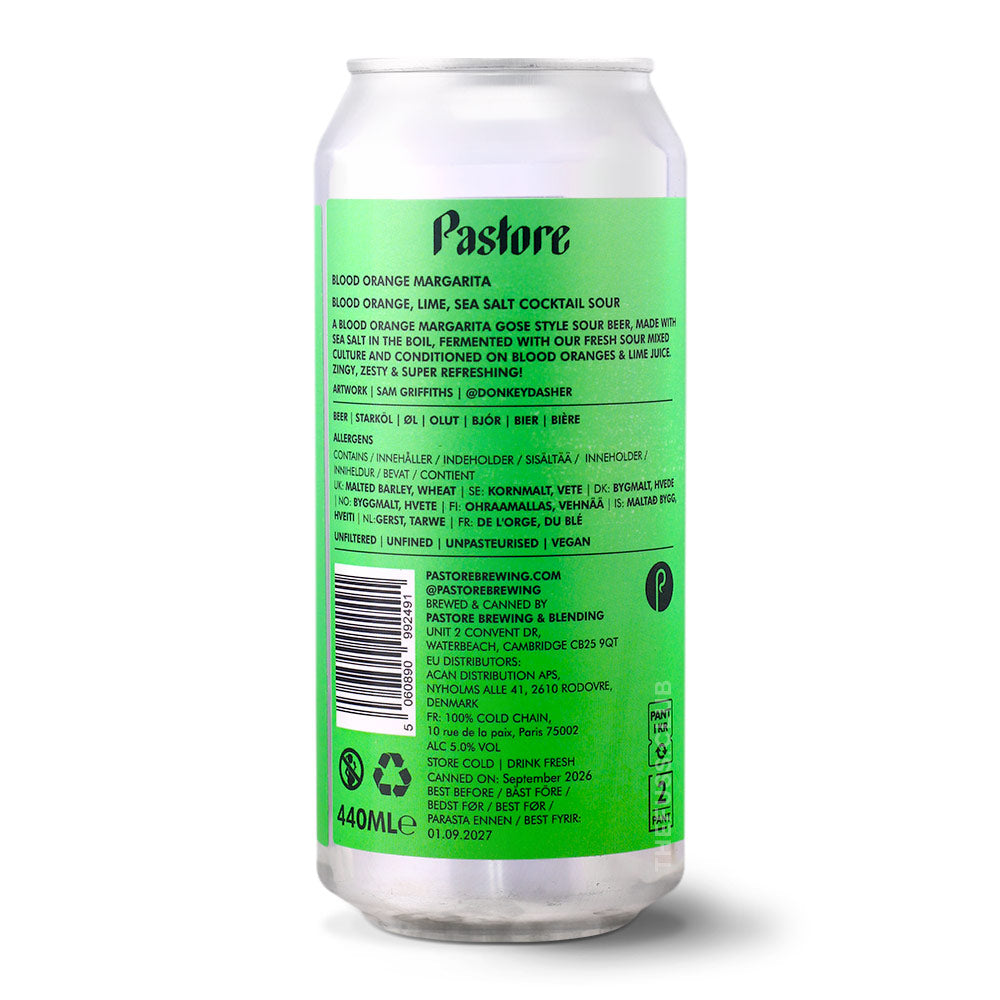Pastore Brewing and Blending Blood Orange Margarita Sour - Other craft beer home delivery UK