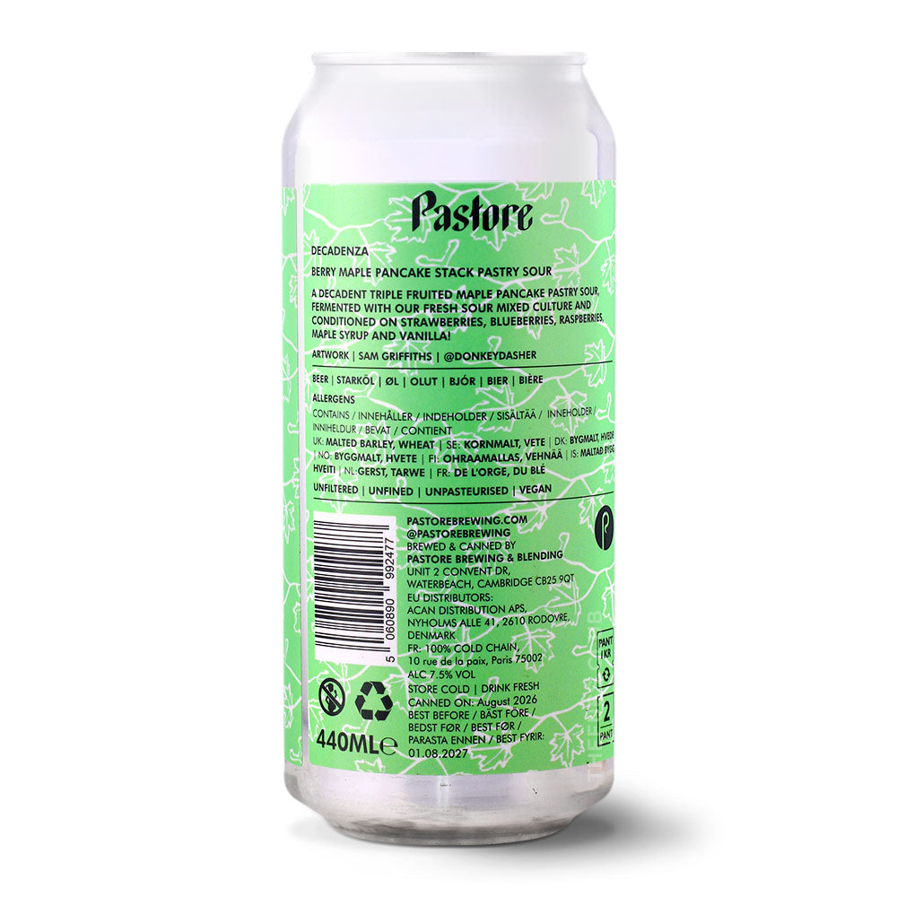 Pastore Brewing and Blending Decadenza Sour - Smoothie / Pastry craft beer home delivery UK